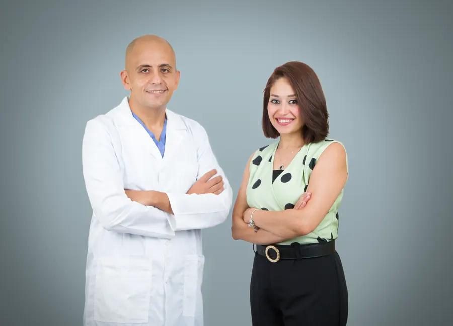 Two members of the ROEYA medical team